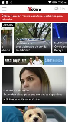 El Vocero de Puerto Rico android App screenshot 2